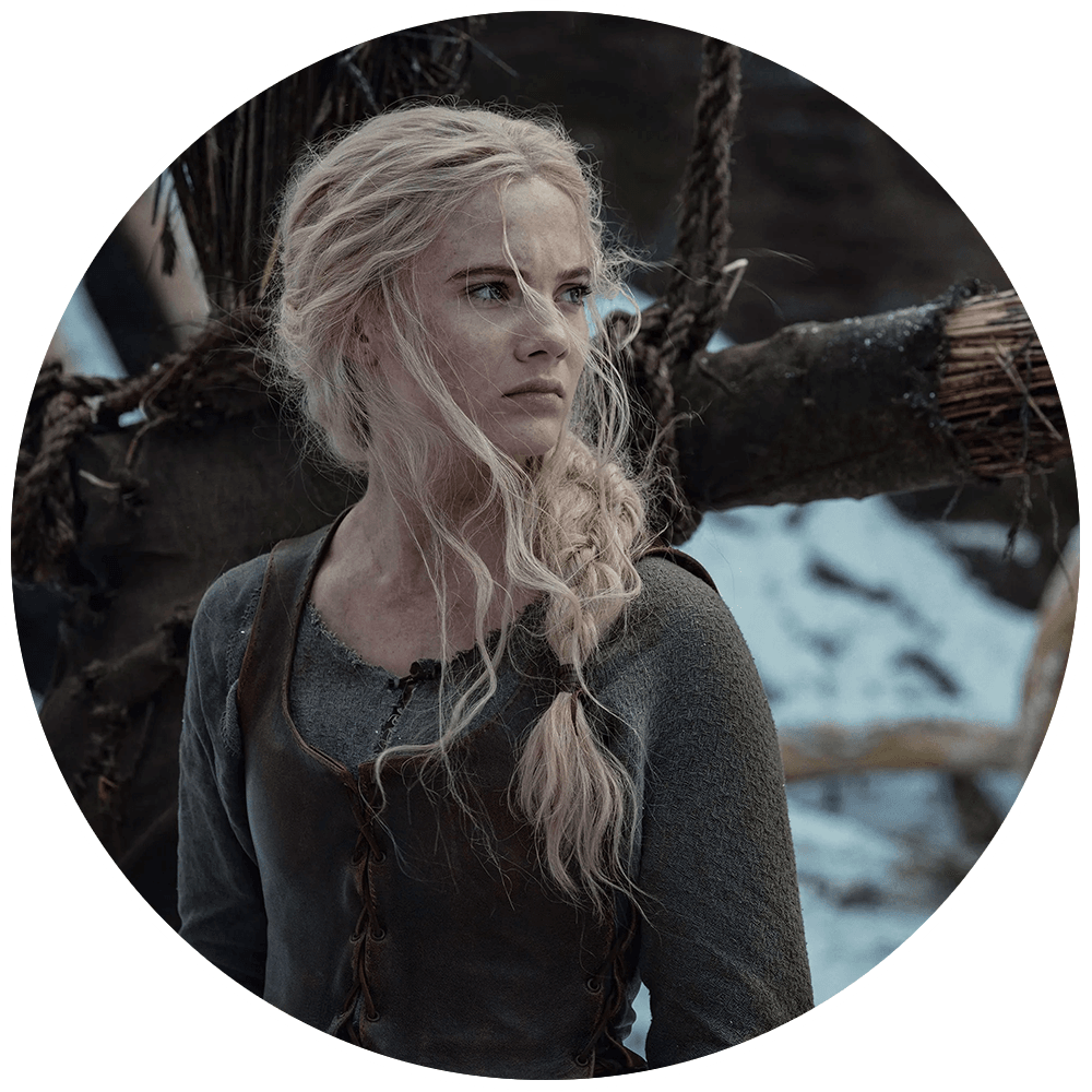 Freya Allan as Cirilla ‘Ciri’ Fiona Elen Riannon in The Witcher: Season 2