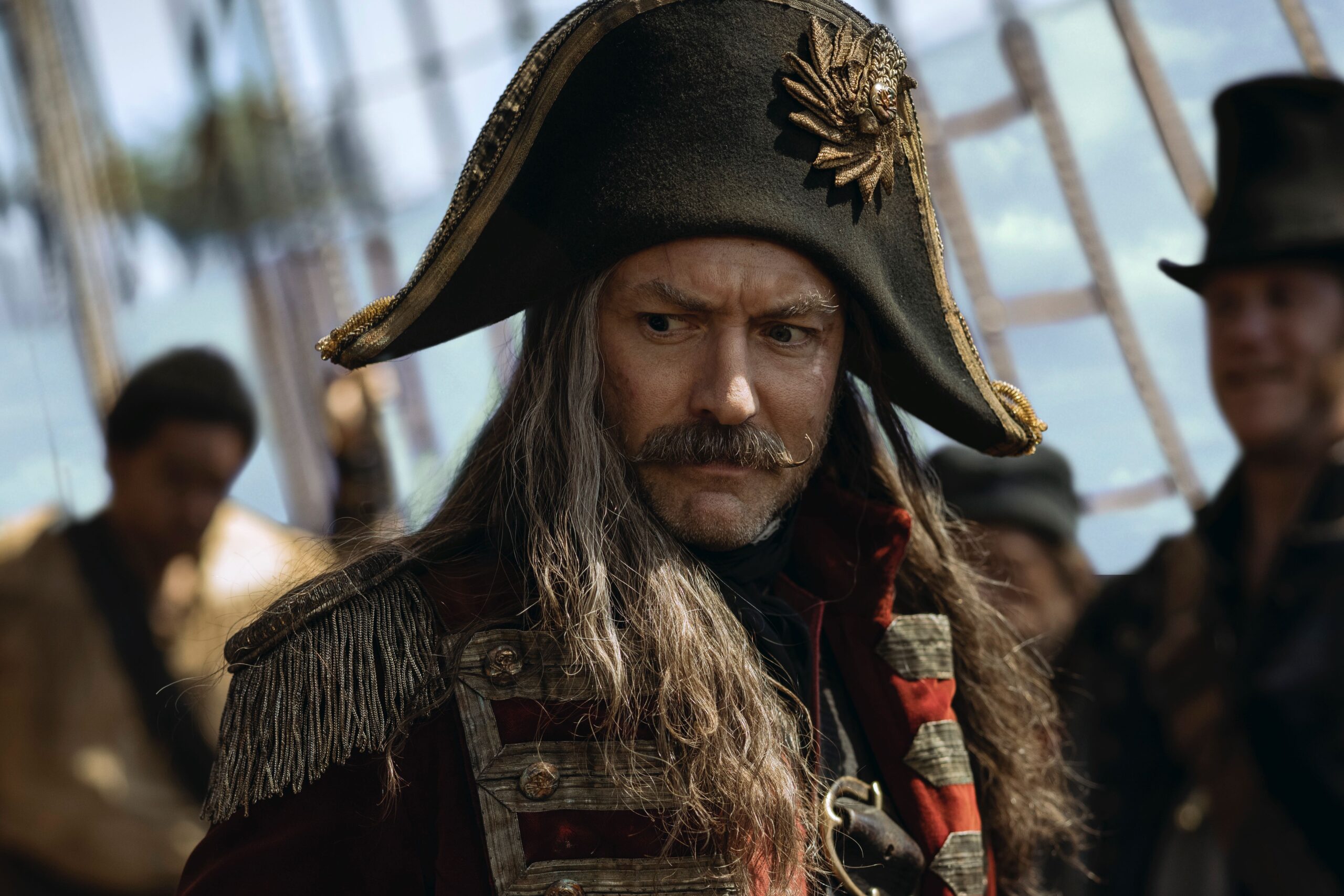 Jude Law as Captain Hook in Peter Pan & Wendy