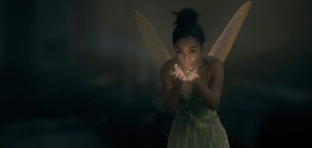 Yara Shahidi as Tinker Bell in Peter Pan & Wendy