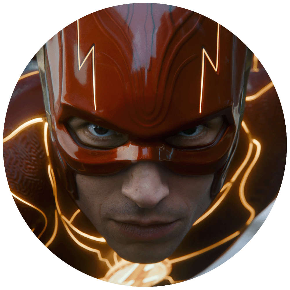 Ezra Miller as Barry Allen / The Flash in The Flash