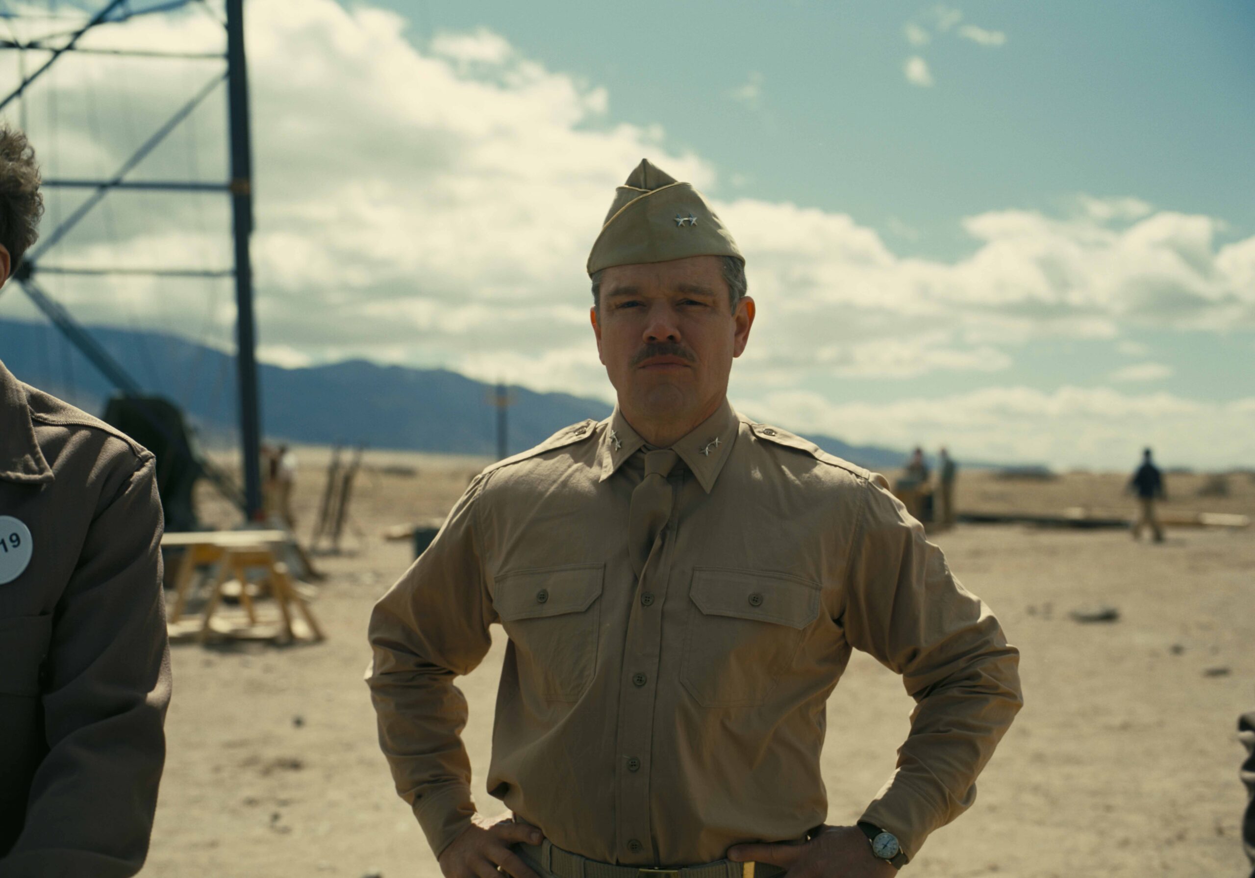 Matt Damon as Leslie Groves in Oppenheimer
