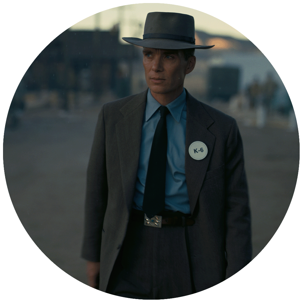 Cillian Murphy as J. Robert Oppenheimer in Oppenheimer