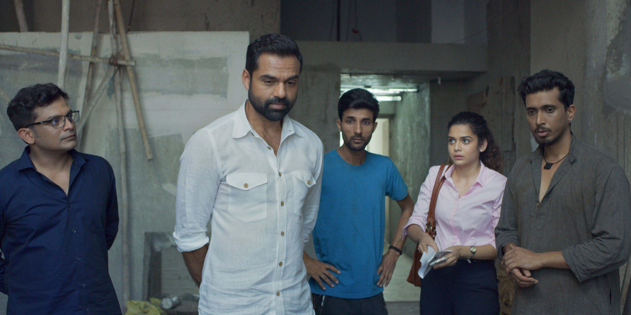 Abhay Deol (second from left) and Mithila Palkar (second from right) in Chopsticks