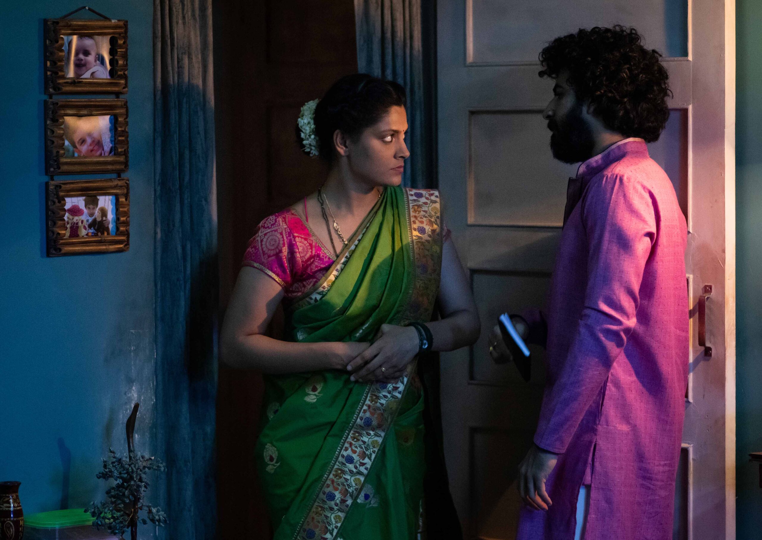 Saiyami Kher and Roshan Mathew in Choked: Paisa Bolta Hai