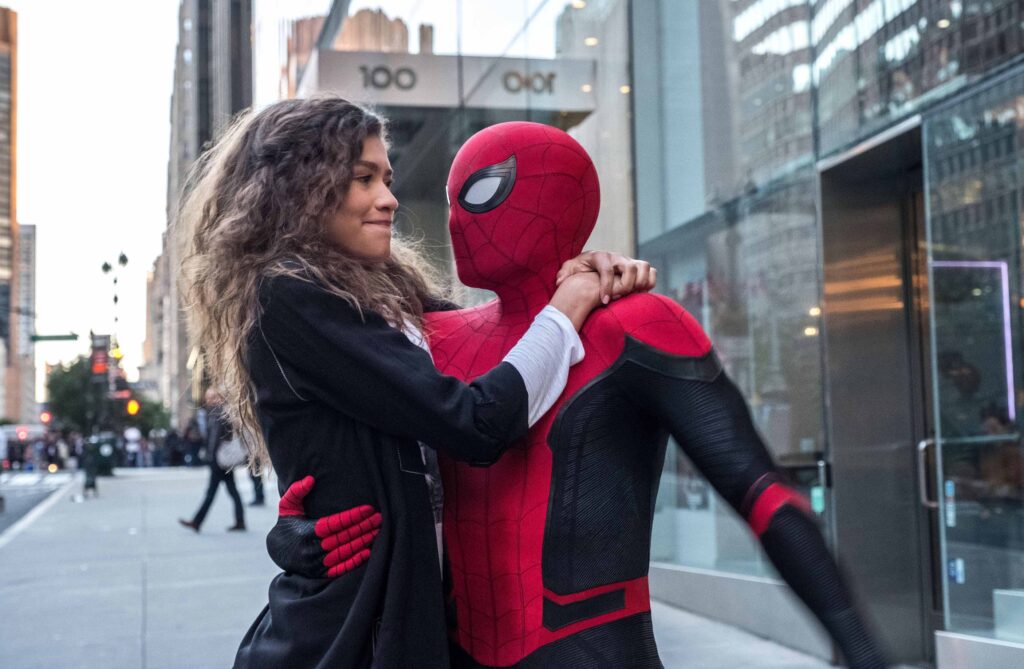 Zendaya and Tom Holland in Spider-Man: Far From Home (2019)