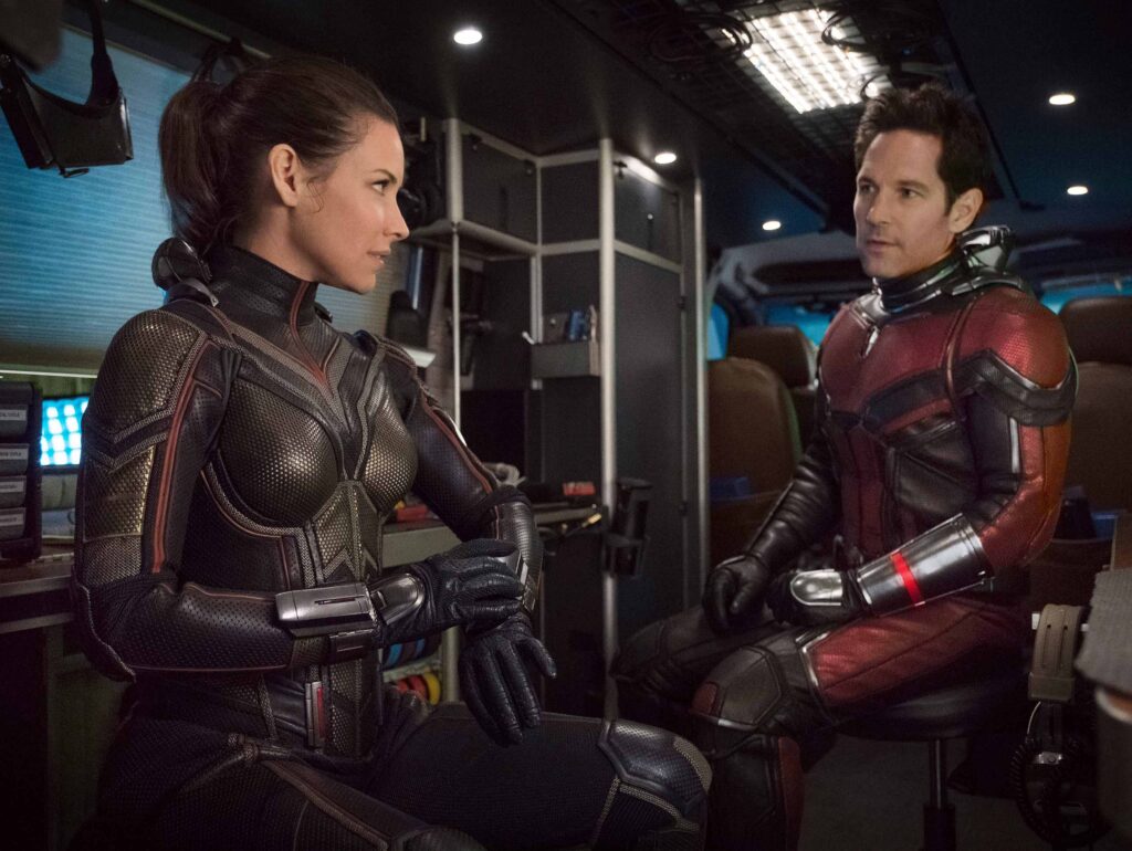 Evangeline Lilly and Paul Rudd in Ant-Man and the Wasp (2018)