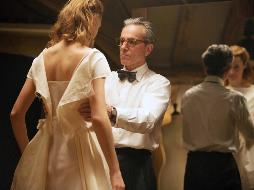 Vicky Krieps and Daniel Day-Lewis in Phantom Thread, one of the best movies on Netflix