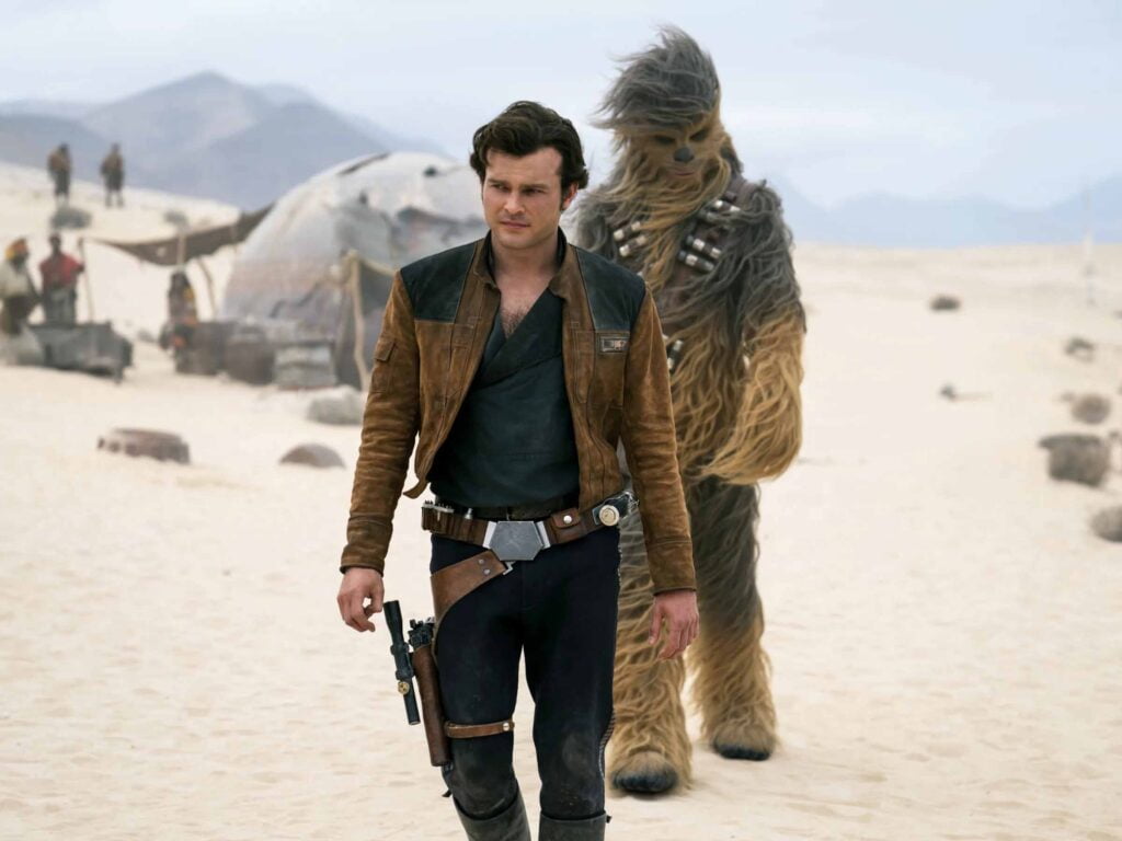 Han Solo, Chewbacca in Solo: A Star Wars Story