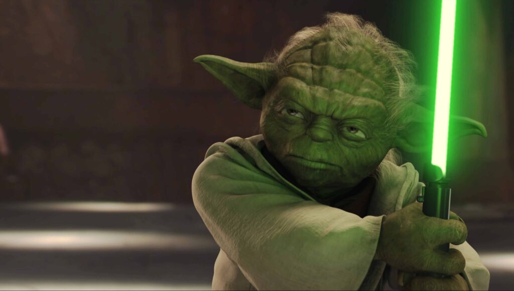 Yoda in Star Wars: Episode II – Attack of the Clones