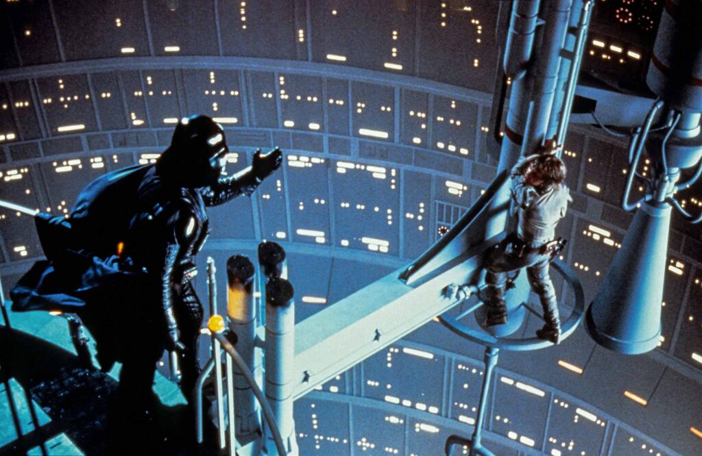 Darth Vader, Luke Skywalker in Star Wars: Episode V – The Empire Strikes Back