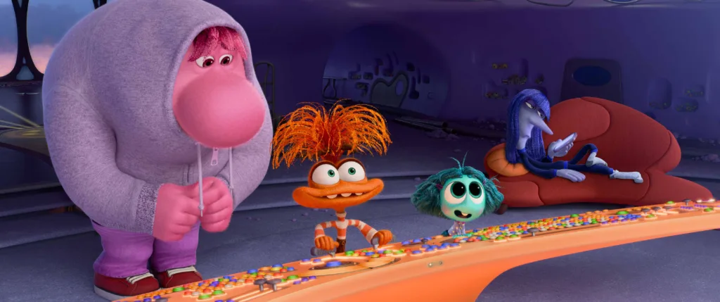 Embarrassment, Anxiety, Envy, Ennui in Inside Out 2