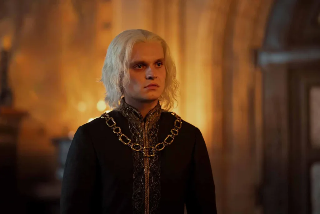 King Aegon II Targaryen in House of the Dragon season 2 episode 2