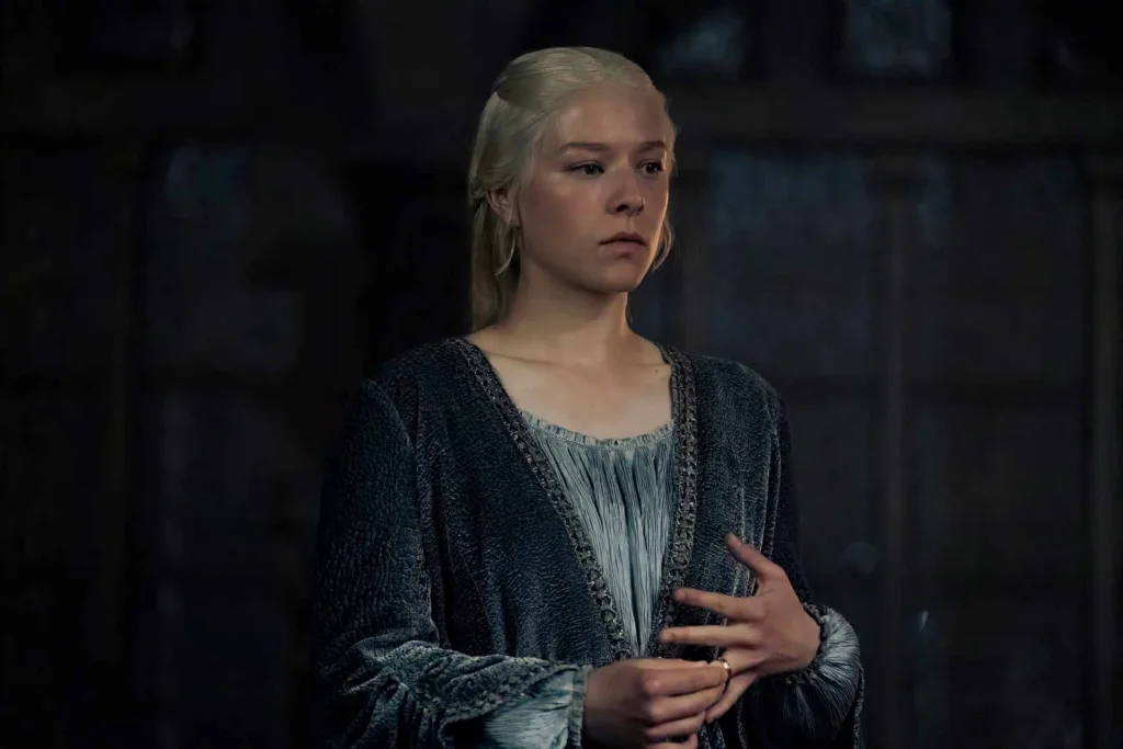 Queen Rhaenyra Targaryen in House of the Dragon season 2 episode 2