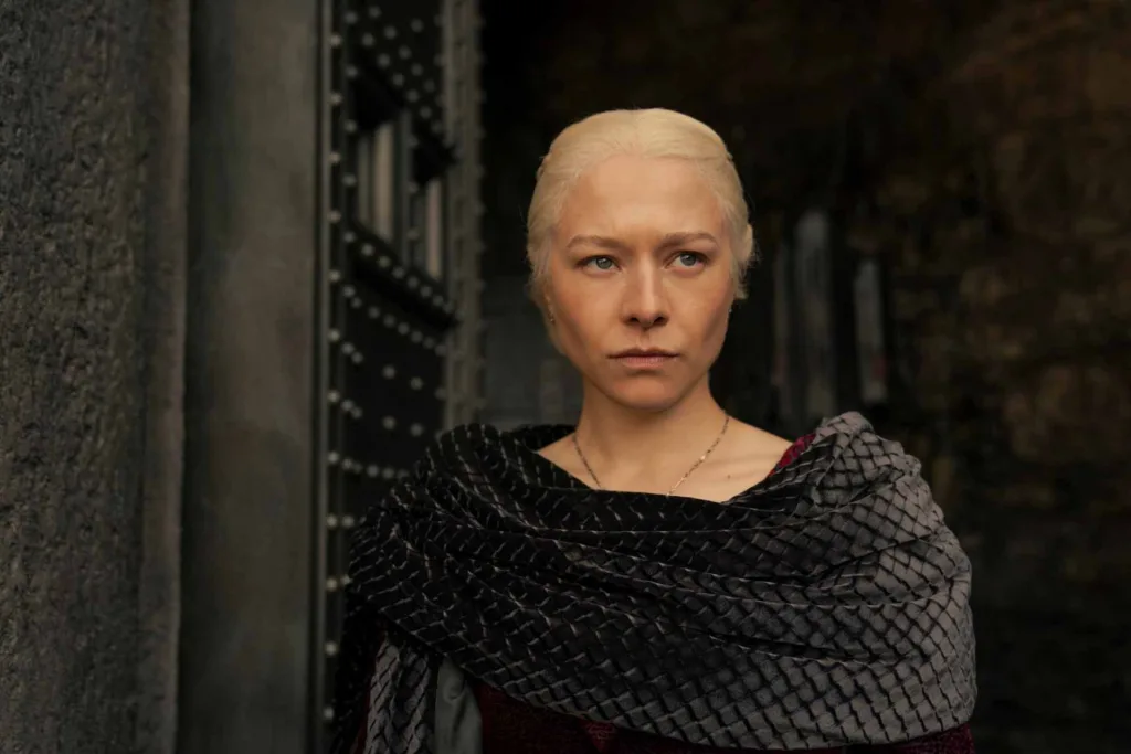 Queen Rhaenyra Targaryen in House of the Dragon season 2 episode 3