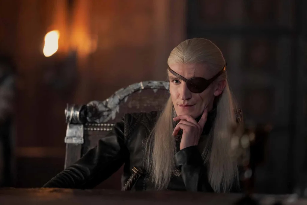 Aemond Targaryen in House of the Dragon season 2 episode 4
