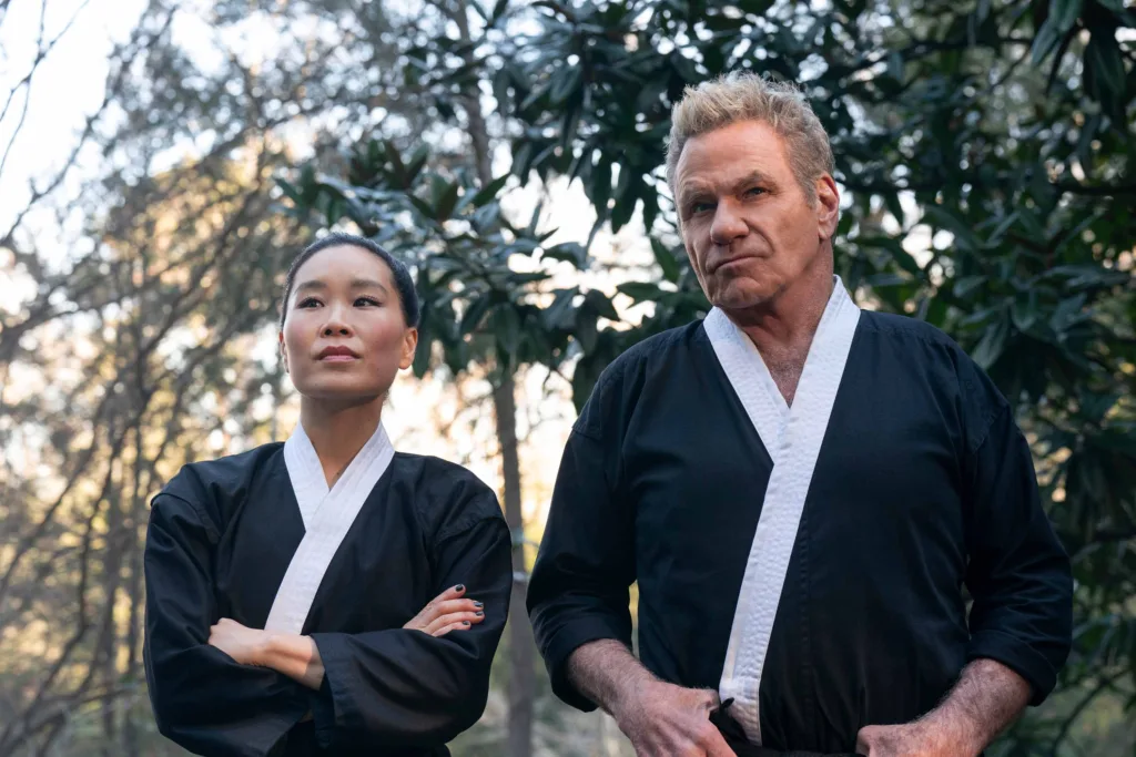 Kim Da-Eun, John Kreese in Cobra Kai season 6