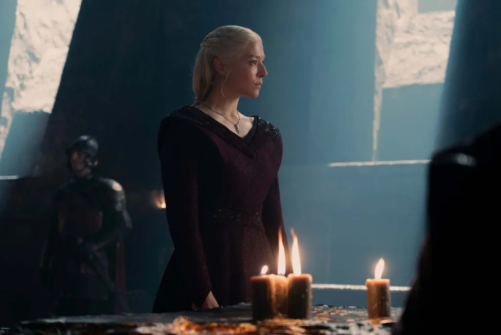 Queen Rhaenyra Targaryen in House of the Dragon season 2 episode 5