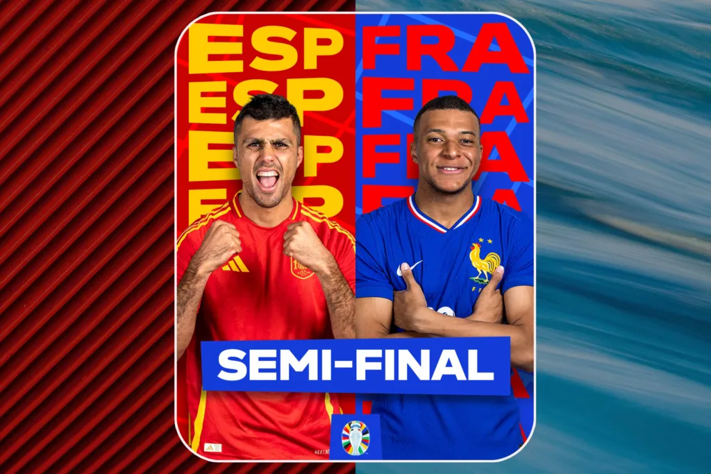 Spain vs France Euro 2024 Semi-final