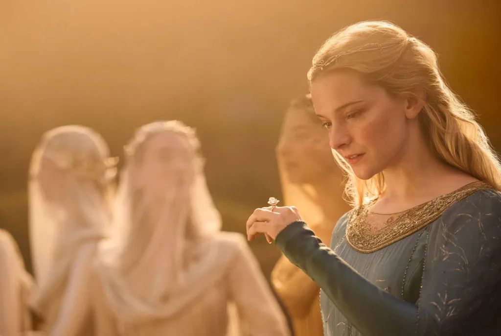 Galadriel in The Rings of Power season 2 episode 1