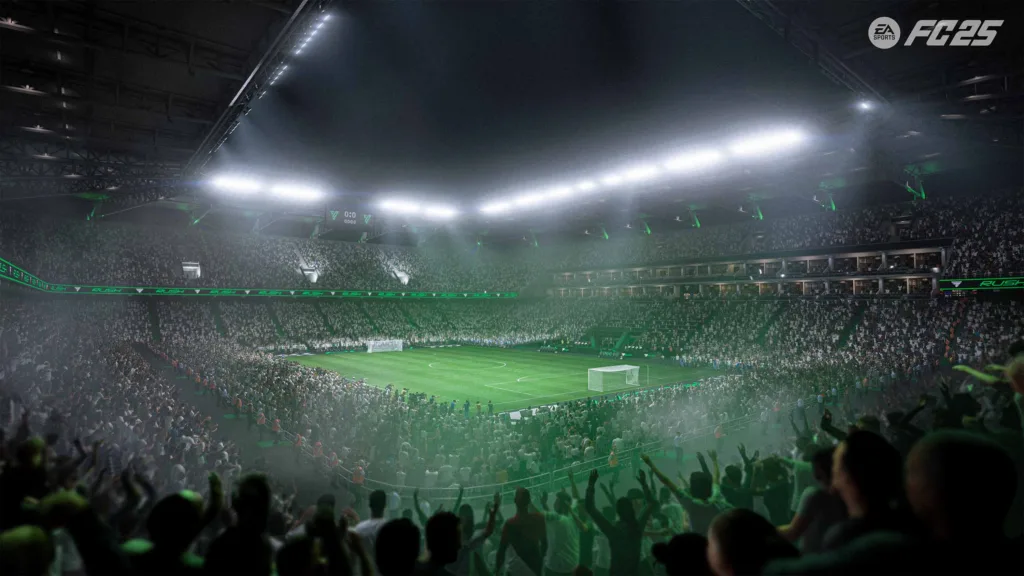 Rush stadium and pitch in EA Sports FC 25