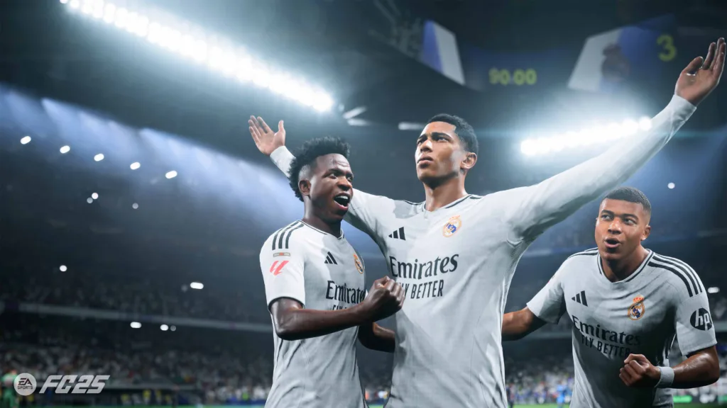 Vini Jr., Bellingham, Mbappe in EA Sports FC 25