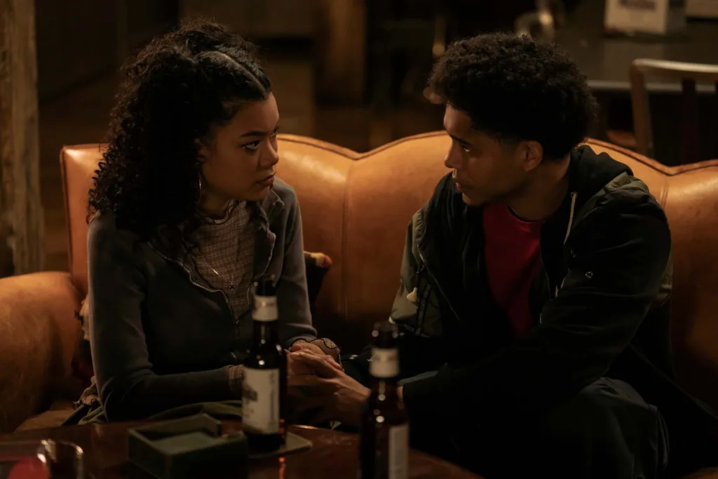 Anire Kim Amoda, Rhenzy Feliz in The Penguin episode 3